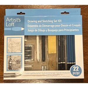 Artists Loft~22 Piece Drawing and Sketching Set 101 New in Box